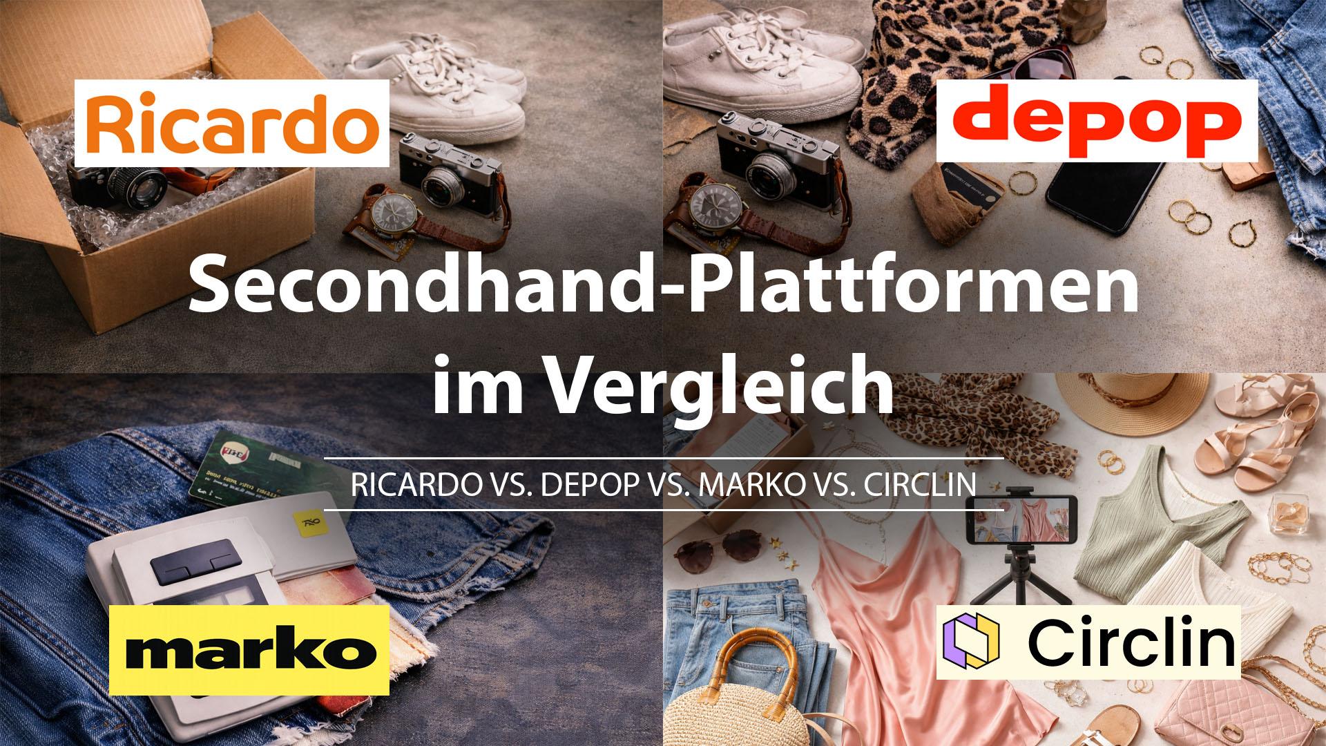 Swiss Secondhand Platforms at a Glance: Ricardo, Depop, Marko & Circlin